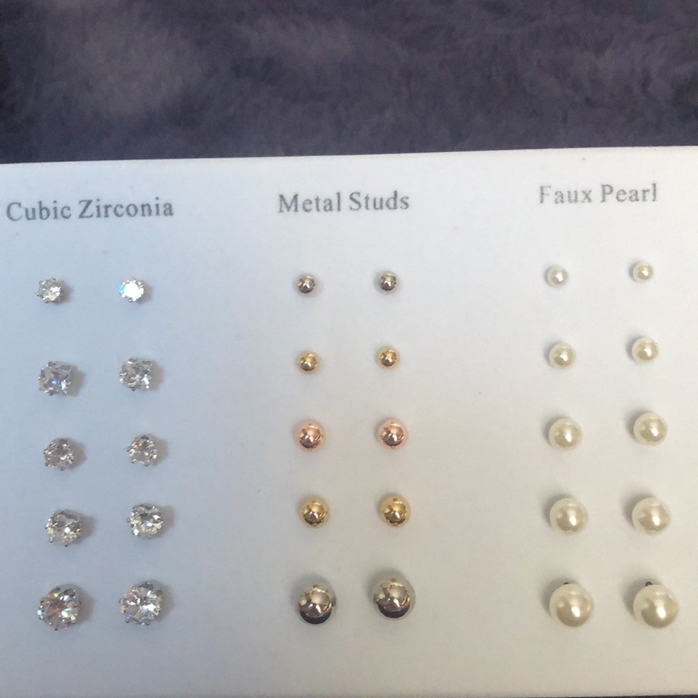 3 for $10 Sale - Stud earring set